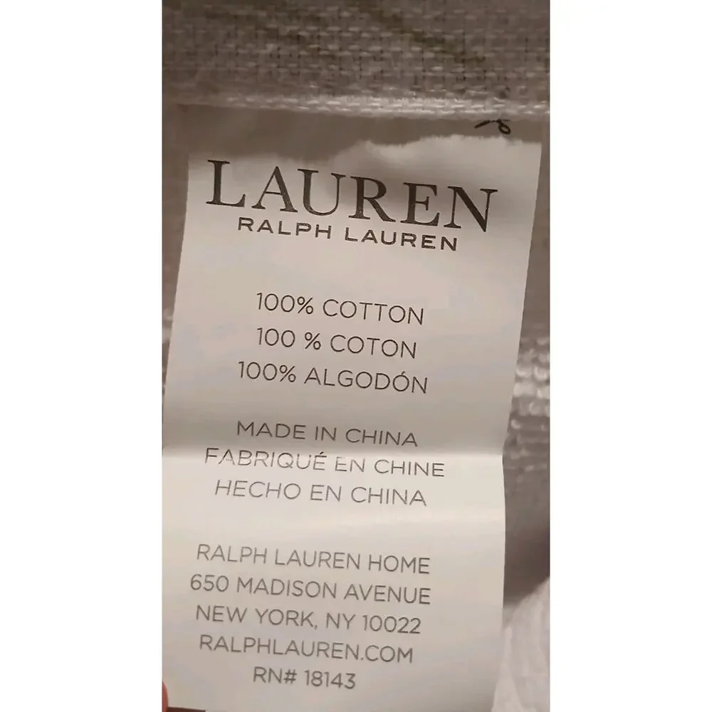 3-Pack Ralph Lauren Home Cotton Kitchen Towels Pinecones/Holly Multi 17x28 in